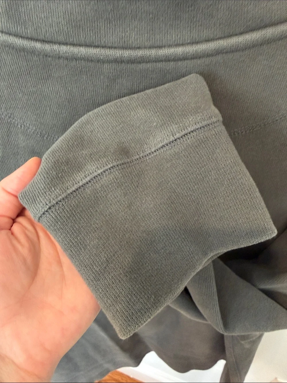 Banana Republic Men's Quarter-Zip Sweater Jacket in Olive